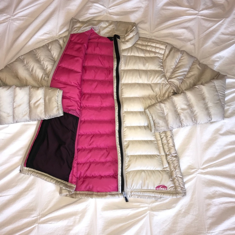 GoLite Metallic Gold Microlight Puffer Jacket